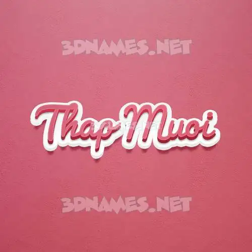 thap muoi in Red Scribble style - 3D name wallpaper thap muoi in Red Scribble style - 3D name wallpaper