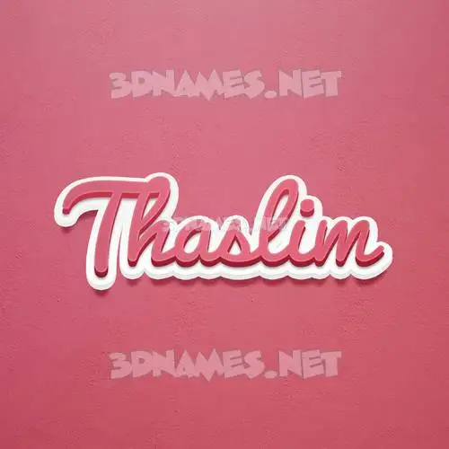 thaslim in Red Scribble style - 3D name wallpaper thaslim in Red Scribble style - 3D name wallpaper