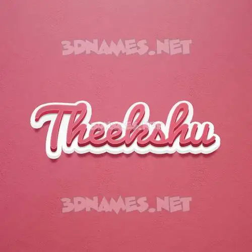 theekshu in Red Scribble style - 3D name wallpaper theekshu in Red Scribble style - 3D name wallpaper