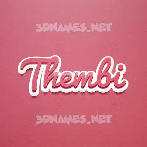 thembi in Red Scribble style - 3D name wallpaper thembi in Red Scribble style - 3D name wallpaper