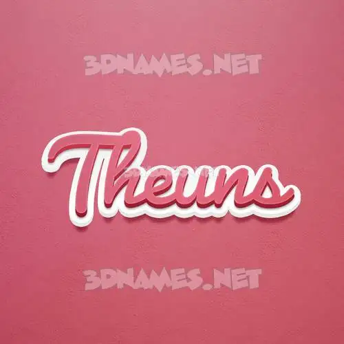 theuns in Red Scribble style - 3D name wallpaper theuns in Red Scribble style - 3D name wallpaper
