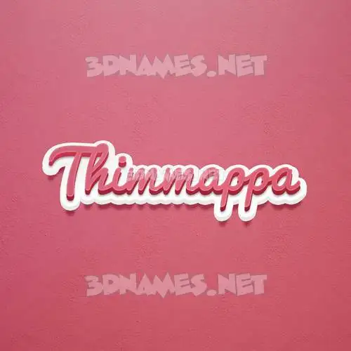 thimmappa in Red Scribble style - 3D name wallpaper thimmappa in Red Scribble style - 3D name wallpaper
