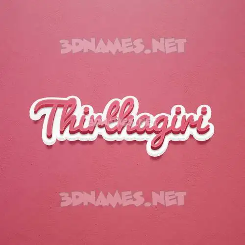 thirthagiri in Red Scribble style - 3D name wallpaper thirthagiri in Red Scribble style - 3D name wallpaper