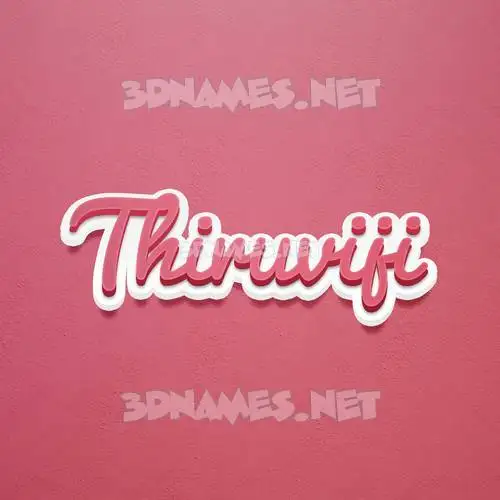 thiruviji in Red Scribble style - 3D name wallpaper thiruviji in Red Scribble style - 3D name wallpaper