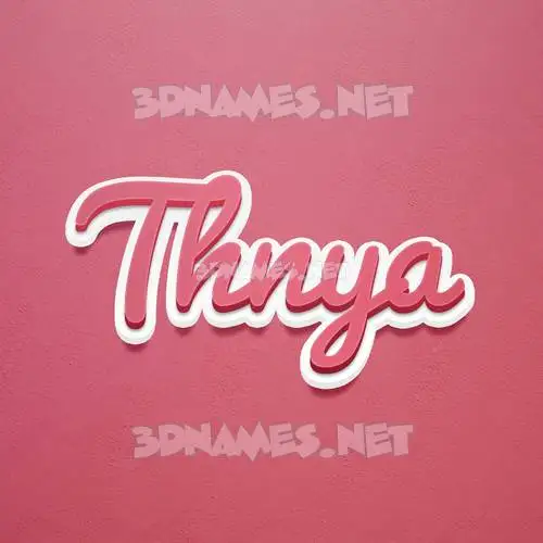 thnya in Red Scribble style - 3D name wallpaper thnya in Red Scribble style - 3D name wallpaper