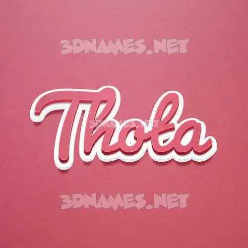 thota in Red Scribble style - 3D name wallpaper thota in Red Scribble style - 3D name wallpaper