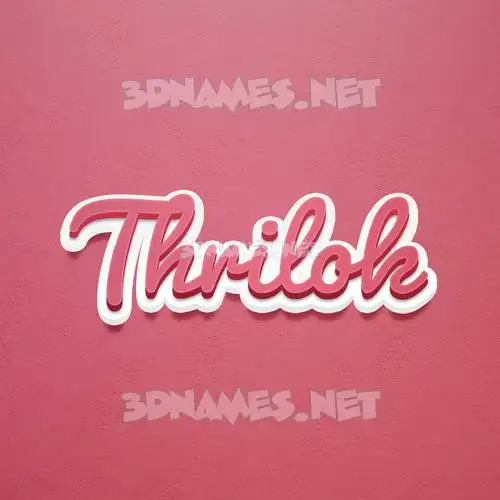 thrilok in Red Scribble style - 3D name wallpaper thrilok in Red Scribble style - 3D name wallpaper
