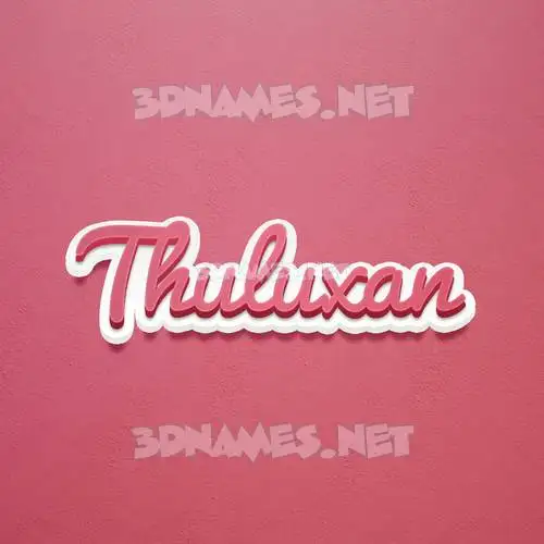 thuluxan in Red Scribble style - 3D name wallpaper thuluxan in Red Scribble style - 3D name wallpaper