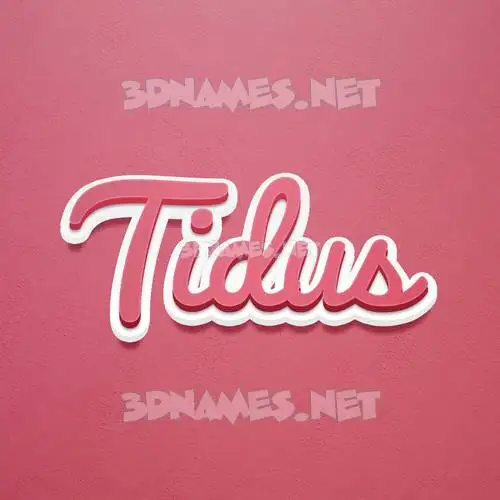 tidus in Red Scribble style - 3D name wallpaper tidus in Red Scribble style - 3D name wallpaper