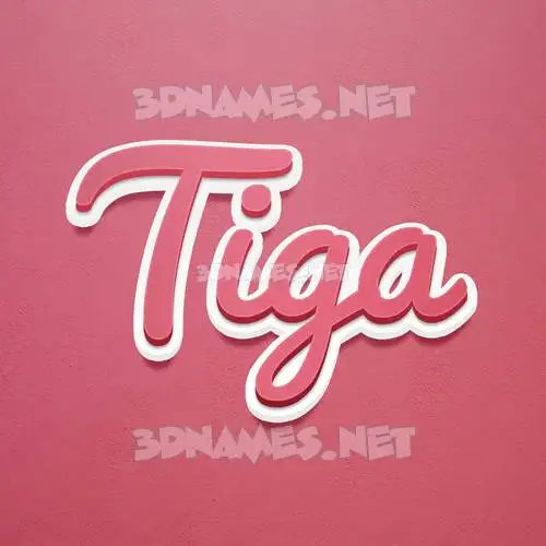 tiga in Red Scribble style - 3D name wallpaper tiga in Red Scribble style - 3D name wallpaper