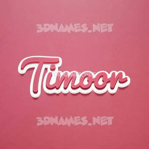 timoor in Red Scribble style - 3D name wallpaper timoor in Red Scribble style - 3D name wallpaper