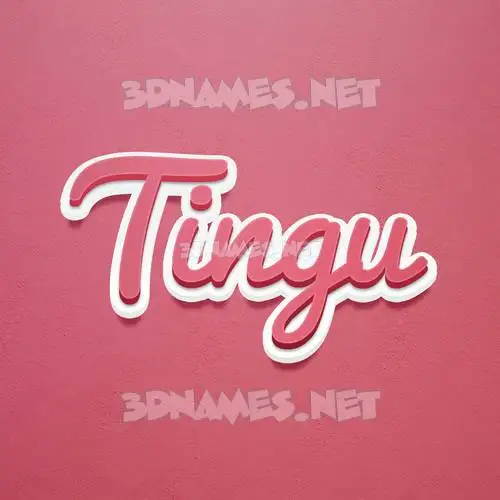 tingu in Red Scribble style - 3D name wallpaper tingu in Red Scribble style - 3D name wallpaper
