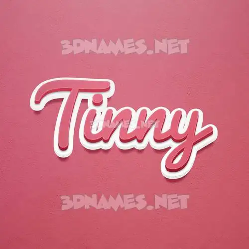 tinny in Red Scribble style - 3D name wallpaper tinny in Red Scribble style - 3D name wallpaper