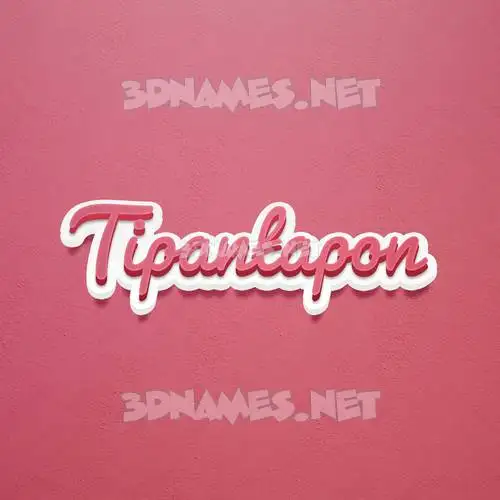tipantapon in Red Scribble style - 3D name wallpaper tipantapon in Red Scribble style - 3D name wallpaper