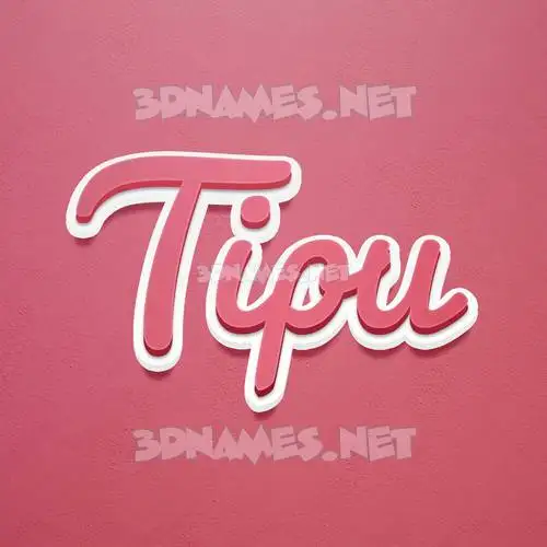 tipu in Red Scribble style - 3D name wallpaper tipu in Red Scribble style - 3D name wallpaper