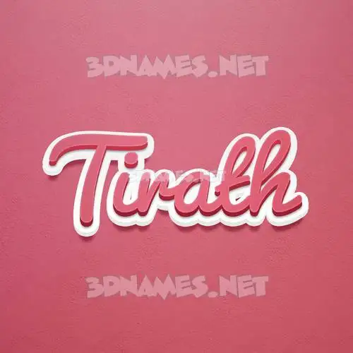tirath in Red Scribble style - 3D name wallpaper tirath in Red Scribble style - 3D name wallpaper