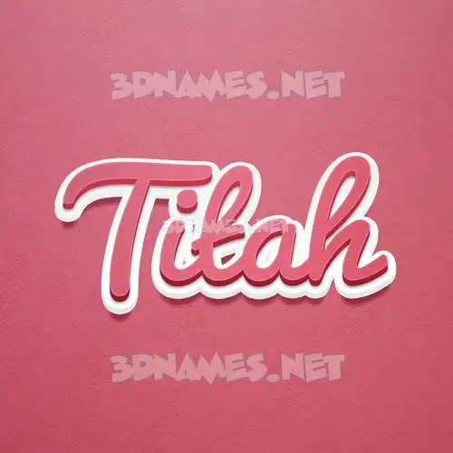 titah in Red Scribble style - 3D name wallpaper titah in Red Scribble style - 3D name wallpaper