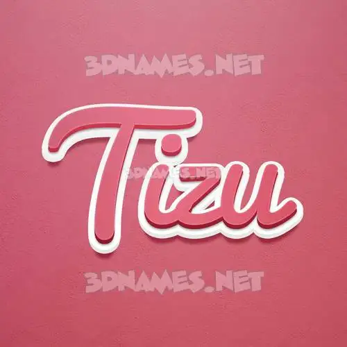 tizu in Red Scribble style - 3D name wallpaper tizu in Red Scribble style - 3D name wallpaper