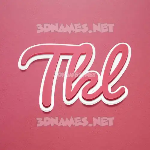 tkl in Red Scribble style - 3D name wallpaper tkl in Red Scribble style - 3D name wallpaper