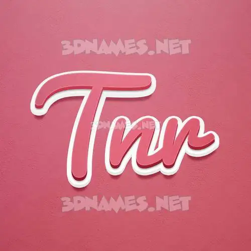 tnr in Red Scribble style - 3D name wallpaper tnr in Red Scribble style - 3D name wallpaper