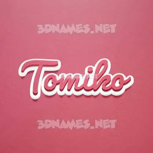 tomiko in Red Scribble style - 3D name wallpaper tomiko in Red Scribble style - 3D name wallpaper