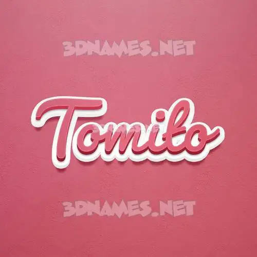 tomito in Red Scribble style - 3D name wallpaper tomito in Red Scribble style - 3D name wallpaper