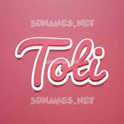 toti in Red Scribble style - 3D name wallpaper toti in Red Scribble style - 3D name wallpaper