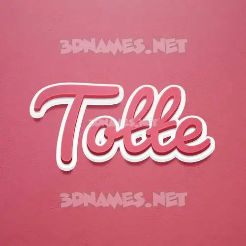totte in Red Scribble style - 3D name wallpaper totte in Red Scribble style - 3D name wallpaper