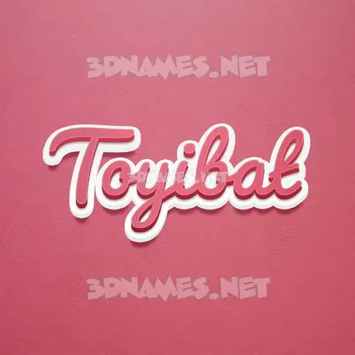 toyibat in Red Scribble style - 3D name wallpaper toyibat in Red Scribble style - 3D name wallpaper