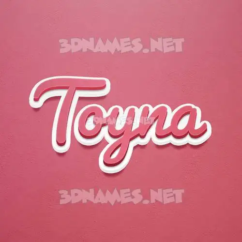 toyna in Red Scribble style - 3D name wallpaper toyna in Red Scribble style - 3D name wallpaper