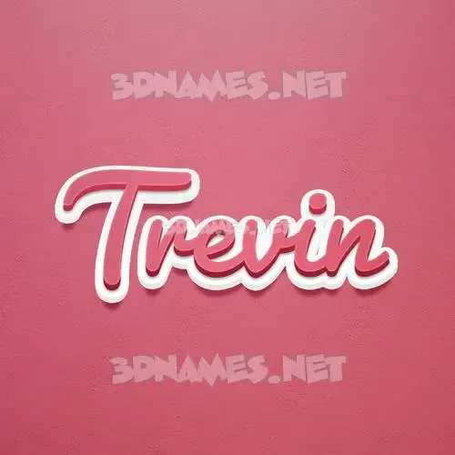 trevin in Red Scribble style - 3D name wallpaper trevin in Red Scribble style - 3D name wallpaper