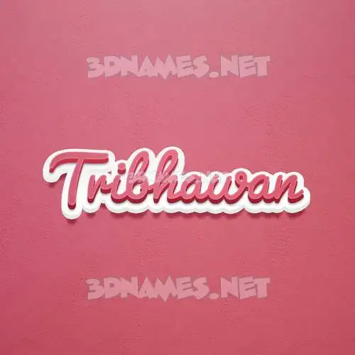 tribhawan in Red Scribble style - 3D name wallpaper tribhawan in Red Scribble style - 3D name wallpaper