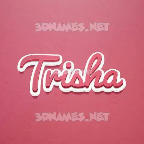 trisha in Red Scribble style - 3D name wallpaper trisha in Red Scribble style - 3D name wallpaper