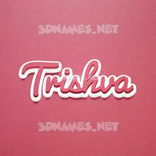 trishva in Red Scribble style - 3D name wallpaper trishva in Red Scribble style - 3D name wallpaper