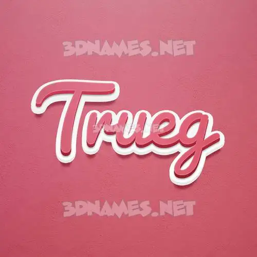 trueg in Red Scribble style - 3D name wallpaper trueg in Red Scribble style - 3D name wallpaper