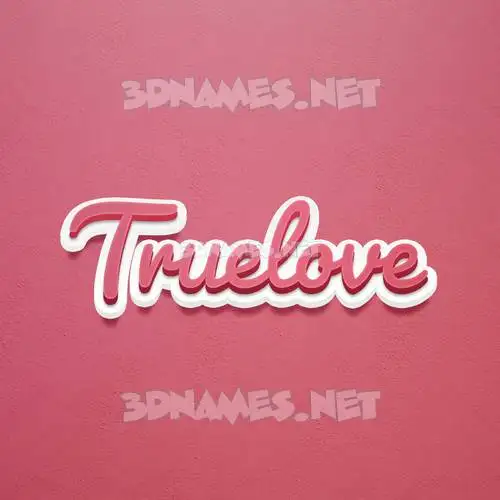truelove in Red Scribble style - 3D name wallpaper truelove in Red Scribble style - 3D name wallpaper