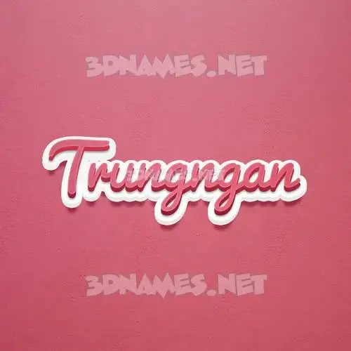 trungngan in Red Scribble style - 3D name wallpaper trungngan in Red Scribble style - 3D name wallpaper