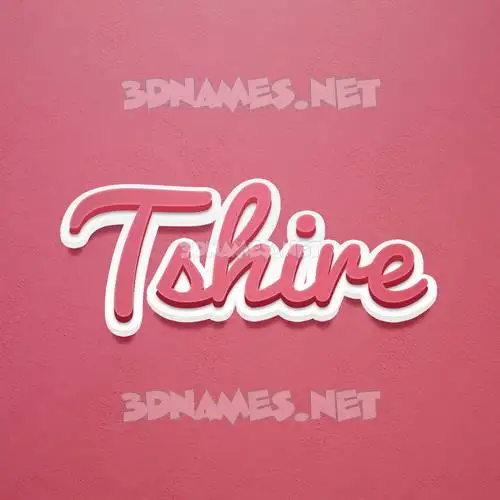 tshire in Red Scribble style - 3D name wallpaper tshire in Red Scribble style - 3D name wallpaper