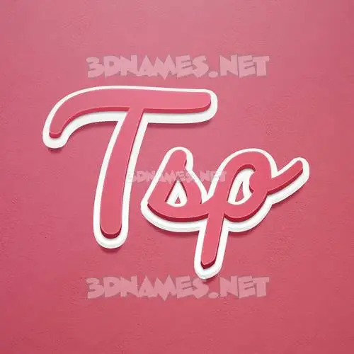 tsp in Red Scribble style - 3D name wallpaper tsp in Red Scribble style - 3D name wallpaper