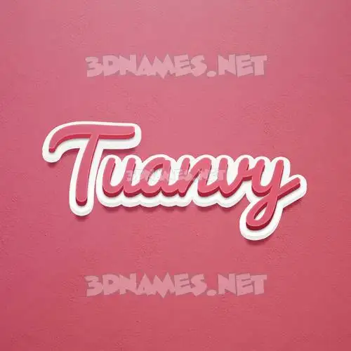 tuanvy in Red Scribble style - 3D name wallpaper tuanvy in Red Scribble style - 3D name wallpaper