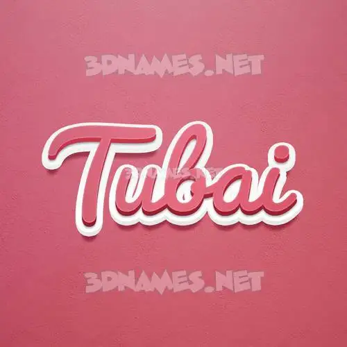 tubai in Red Scribble style - 3D name wallpaper tubai in Red Scribble style - 3D name wallpaper