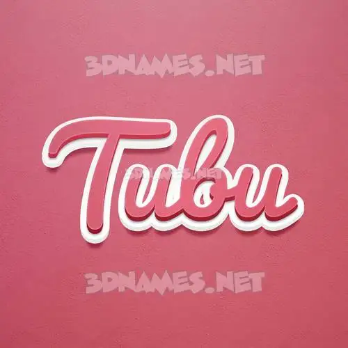 tubu in Red Scribble style - 3D name wallpaper tubu in Red Scribble style - 3D name wallpaper
