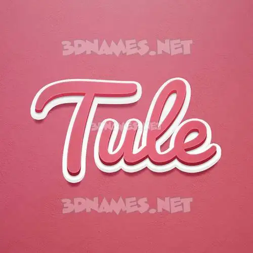 tule in Red Scribble style - 3D name wallpaper tule in Red Scribble style - 3D name wallpaper