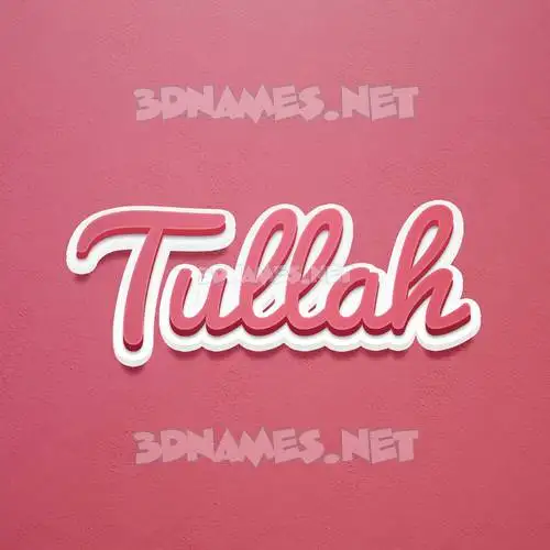tullah in Red Scribble style - 3D name wallpaper tullah in Red Scribble style - 3D name wallpaper