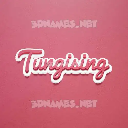tungising in Red Scribble style - 3D name wallpaper tungising in Red Scribble style - 3D name wallpaper