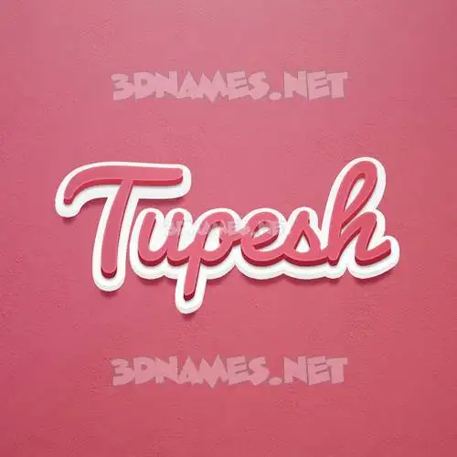 tupesh in Red Scribble style - 3D name wallpaper tupesh in Red Scribble style - 3D name wallpaper