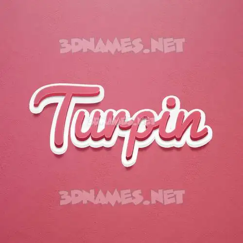 turpin in Red Scribble style - 3D name wallpaper turpin in Red Scribble style - 3D name wallpaper