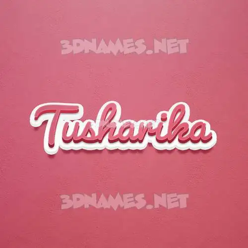 tusharika in Red Scribble style - 3D name wallpaper tusharika in Red Scribble style - 3D name wallpaper