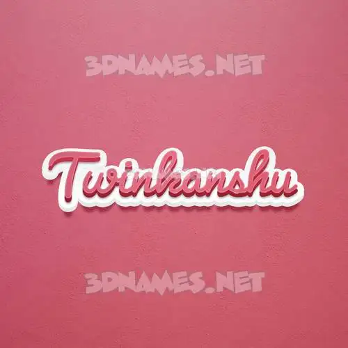 twinkanshu in Red Scribble style - 3D name wallpaper twinkanshu in Red Scribble style - 3D name wallpaper
