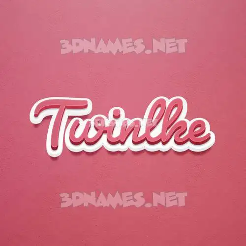 twinlke in Red Scribble style - 3D name wallpaper twinlke in Red Scribble style - 3D name wallpaper